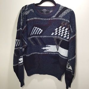 Vintage 80s 90s Oversized Chunky Sweater sz L